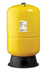 Davey Supercell 100 litre free standing pressure tank on its included foot