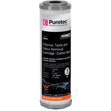 Puretec CB051 carbon block cartridge 5 micron 10 inch, on white