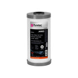 Puretec CB95MP1 Carbon Block Maxi Plus Cartridge, 10 inch, 0.5um, SilverPlus, on white