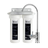 Puretec ES2-LF Ecotrol Dual Undersink System, on white