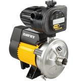 Davey HP Series horizontal pressure pump with a Torrium2 controller, stainless steel wet end and yellow motor housing, sold by Pump Stuff NZ