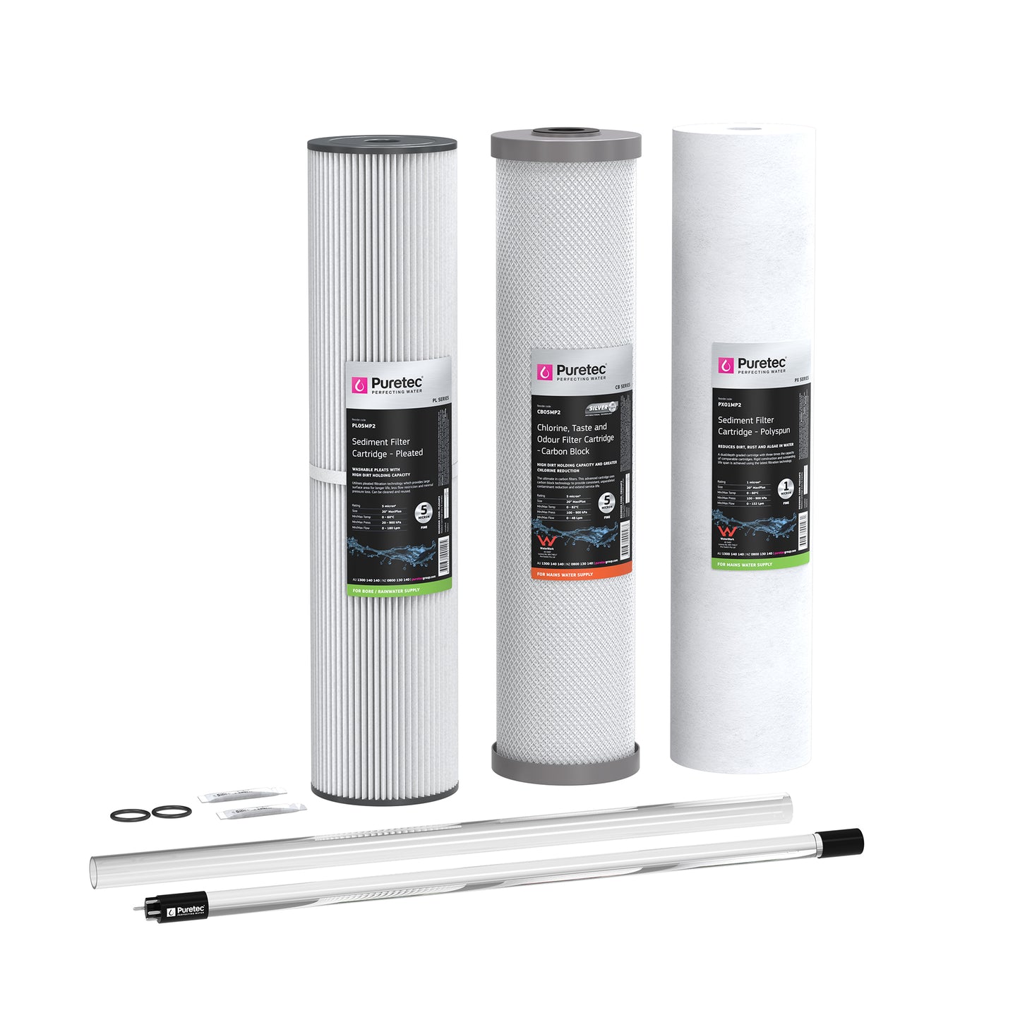 Puretec HR-EI13 maintenance kit for Hybrid E13 and I13, kit contents
