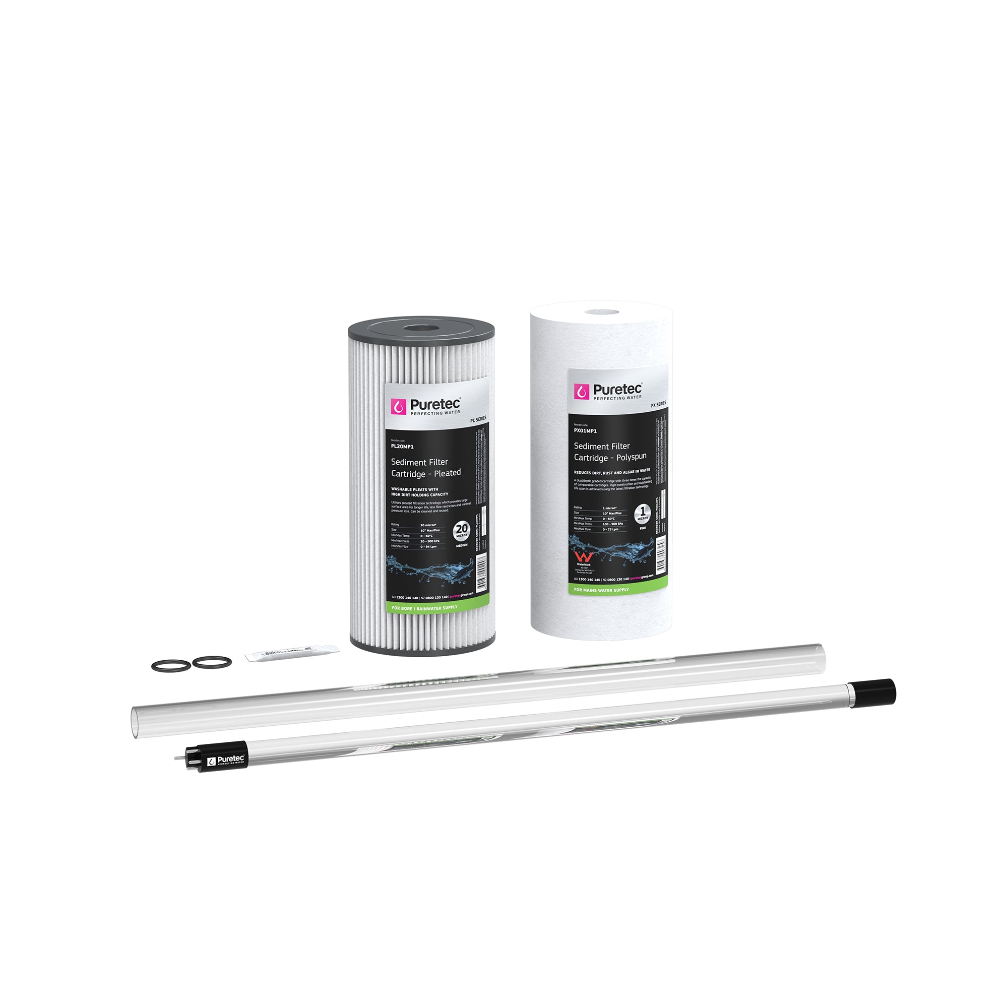 Puretec HR-EI8 maintenance kit for Hybrid E8 and I8, kit contents