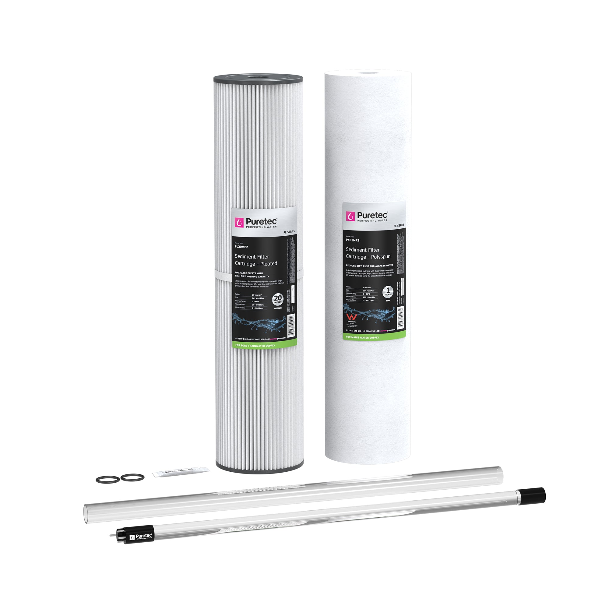 Puretec HR-EI9 maintenance kit for Hybrid E9 and I9, kit contents