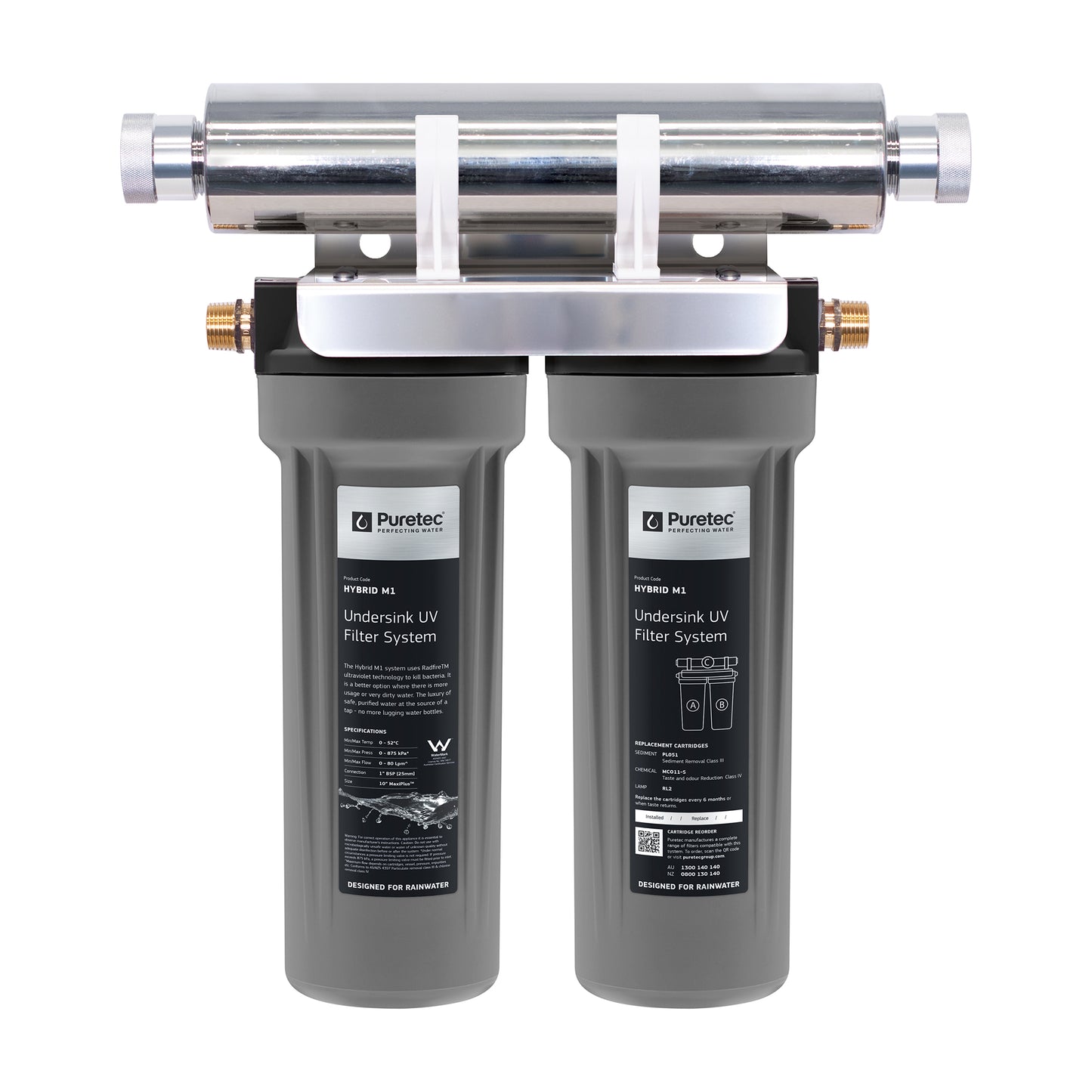 Puretec HYBRID-M1-LF Undersink Ultraviolet System, suits Mixer Tap (former ESR6), on white