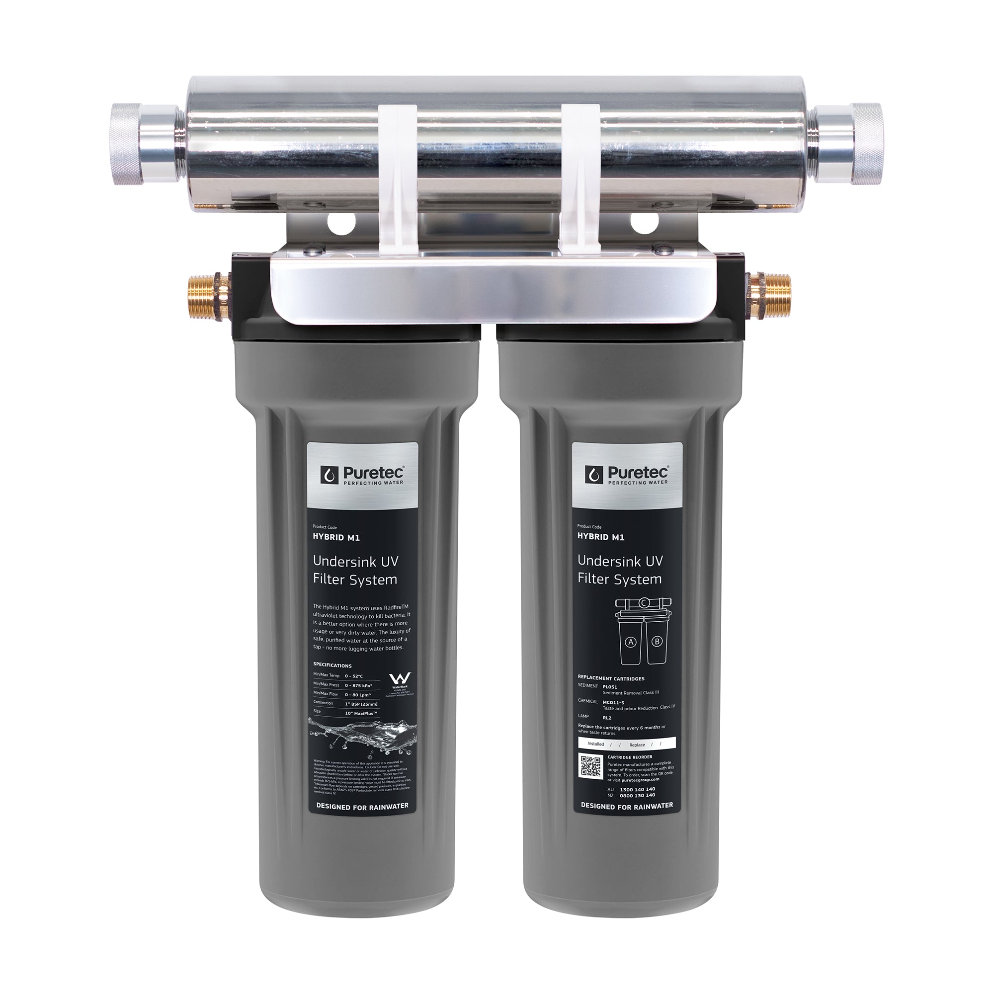 Puretec HYBRID-M1-LF Undersink Ultraviolet System, suits Mixer Tap (former ESR6), on white
