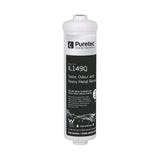Puretec IL149Q Inline KDF/GAC Replacement Cartridge, 10 x 2.5 Inch, on white