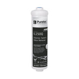 Puretec IL150Q Inline Silver GAC Cartridge, 10 x 2 Inch, on white