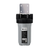 Puretec LD1025K Large Diameter Filter Housing Kit, 10 inch, Silver , 1 Connection, on white