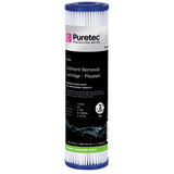 Puretec PL011 Pleated Sediment Cartridge Std, 10 inch, 1um, on white