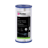 Puretec PL01MP1 Pleated Sediment Maxi Plus Cartridge, 10 inch, 1um, on white