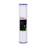 Puretec PL01MP2 Pleated Sediment Maxi Plus Cartridge, 20 inch, 1um, on white