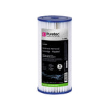 Puretec PL05MP1 pleated sediment cartridge 5 micron MaxiPlus, on white