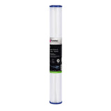 Puretec PL202 Pleated Sediment Cartridge Std, 20 inch, 20um, on white