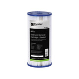 Puretec PP01LD1 Pleated Sediment Large Diameter Cartridge, 10 inch, 1um, on white