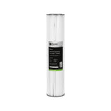 Puretec PP01LD2 Pleated Sediment Large Diameter Cartridge, 20 inch, 1um, on white