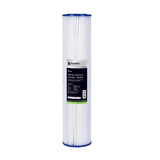 Puretec PP05LD2 Pleated Sediment Large Diameter Cartridge, 20 inch, 5um, on white