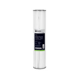 Puretec PP10LD2 Pleated Sediment Large Diameter Cartridge, 20 inch, 10um, on white