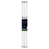 Puretec PP202 Pleated Sediment Cartridge, 20 inch, 20um, on white