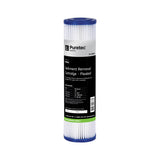 Puretec PP501 Pleated Sediment Cartridge, 10 inch, 50um, on white