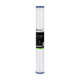 Puretec PP502 Pleated Sediment Cartridge, 20 inch, 50um, on white