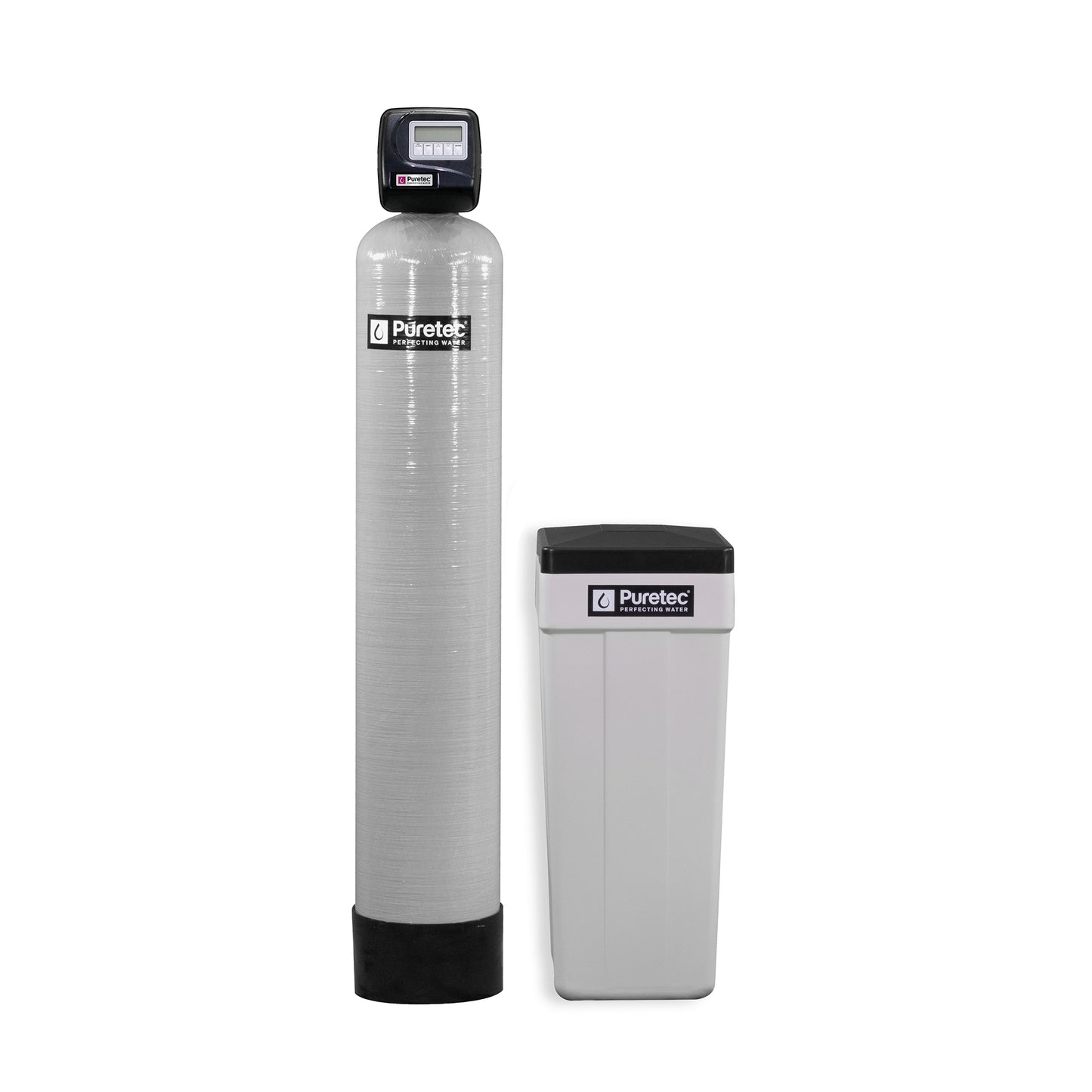 Puretec SOL60-E3 Softrol Water Softener, Volumetric, 25mm, 60-100L/min, on white