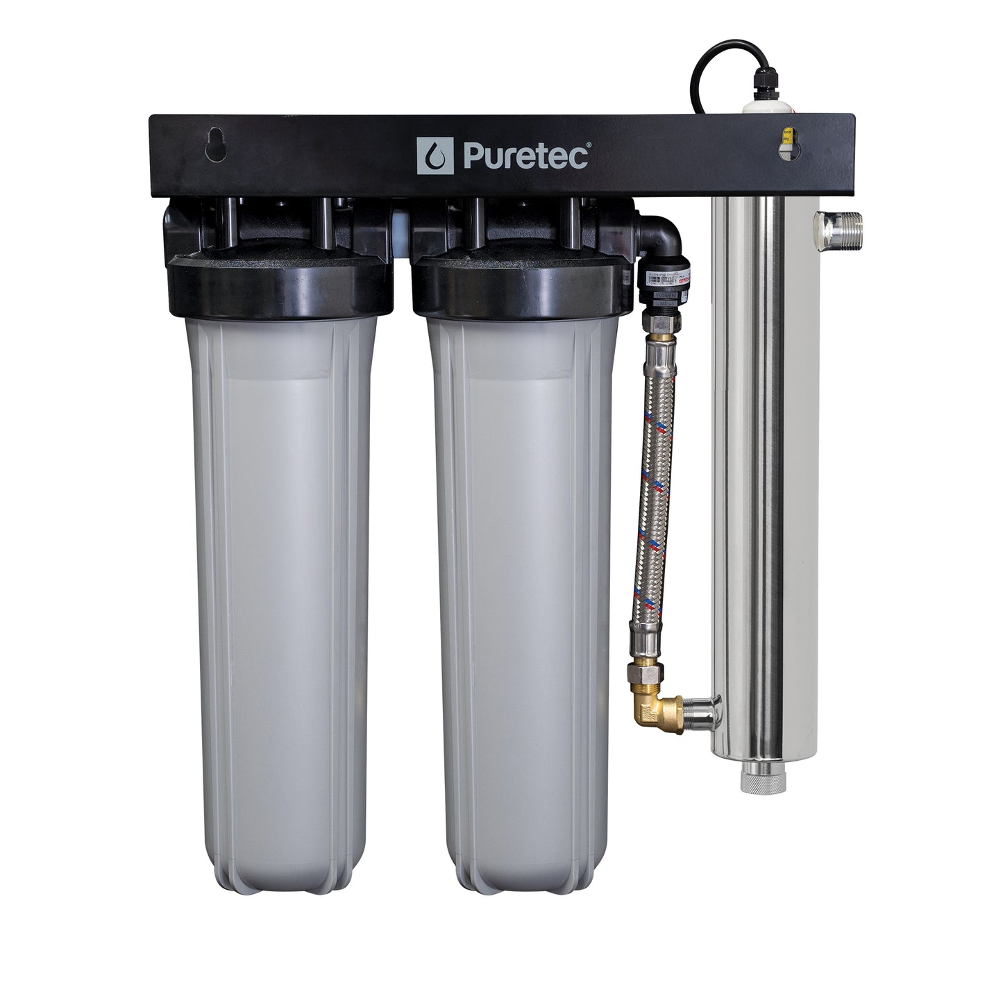 Puretec WU-UV200-LF Whole House UV + Filtration System, 110 Lpm, on white