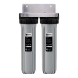 Puretec WU20-25M Whole House / Building System-mains water, complete twin 20 x 4.5 inch housing, 1" Connection, on white