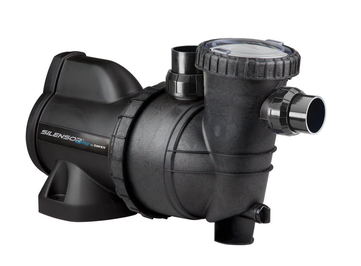 Davey Silensor SLS pool pump, official product photo on white